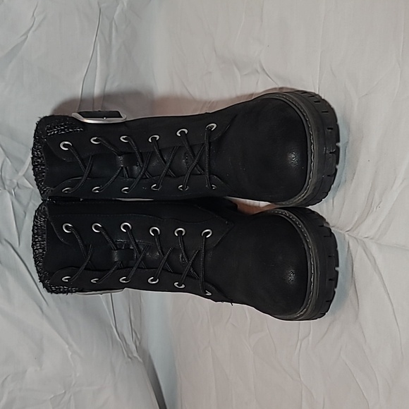 CLIFFS BY WHITE MOUNTAIN Mentor Block Heeled Lace-Up Ankle Bootie Size 7 Women's - Picture 6 of 14